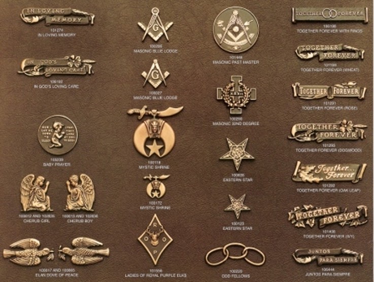 BRONZE EMBLEMS FOR YOUR BRONZE MARKERS 2