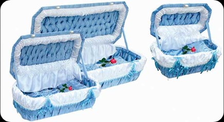 Small Pet Caskets Blue Small Pet Caskets Blue