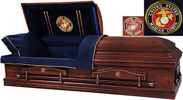 TEXAS POPLAR - Marine Casket TEXAS POPLAR - Marine Casket