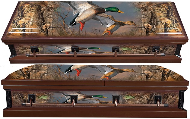 Duck Wrapped Casket - WC8317BP Duck Wrapped Casket - WC8317BP