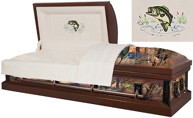 Fish Wrapped Casket - WC8319BP Fish Wrapped Casket - WC8319BP