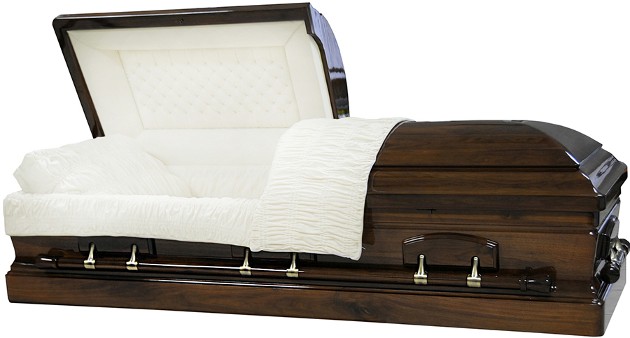 Texas Black Walnut Casket (Solid Wood)