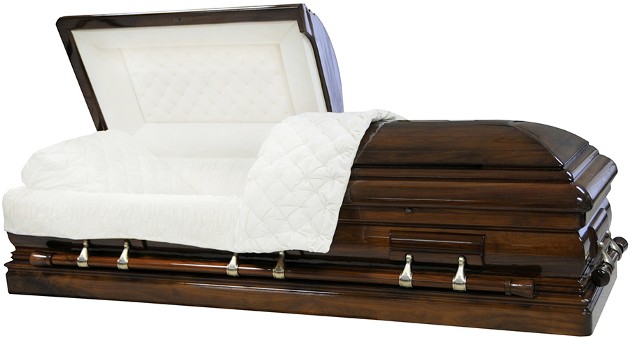 Texas Black Walnut Casket (Solid Wood)