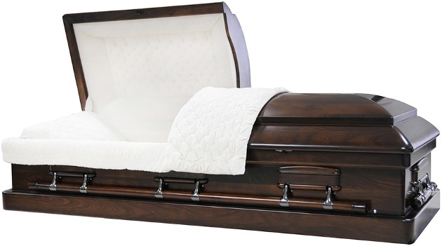 Texas Black Walnut Casket (Solid Wood)