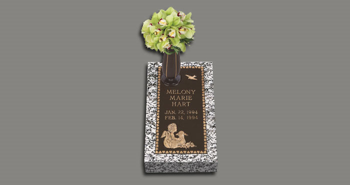 Flat Bronze Baby Markers 6