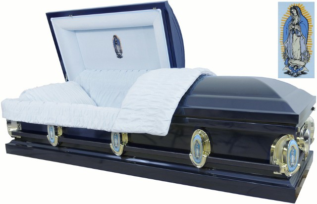 Guadalupe Casket - Virgin Mary Guadalupe Casket - Virgin Mary