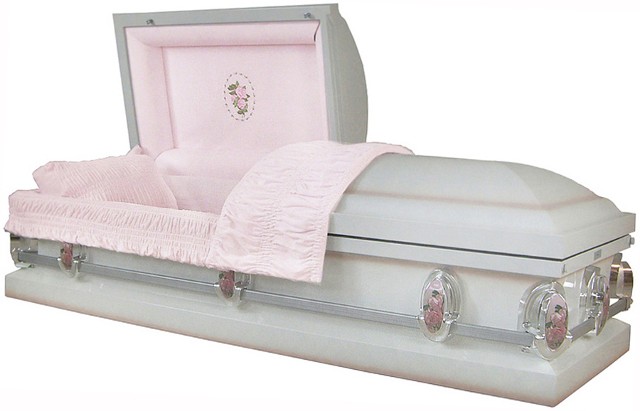 Embroided Rose Casket - WC8066FS Embroided Rose Casket - WC8066FS